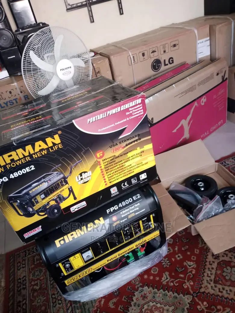 New Firman Automatic Generator Fpg4800e2 6.5kva