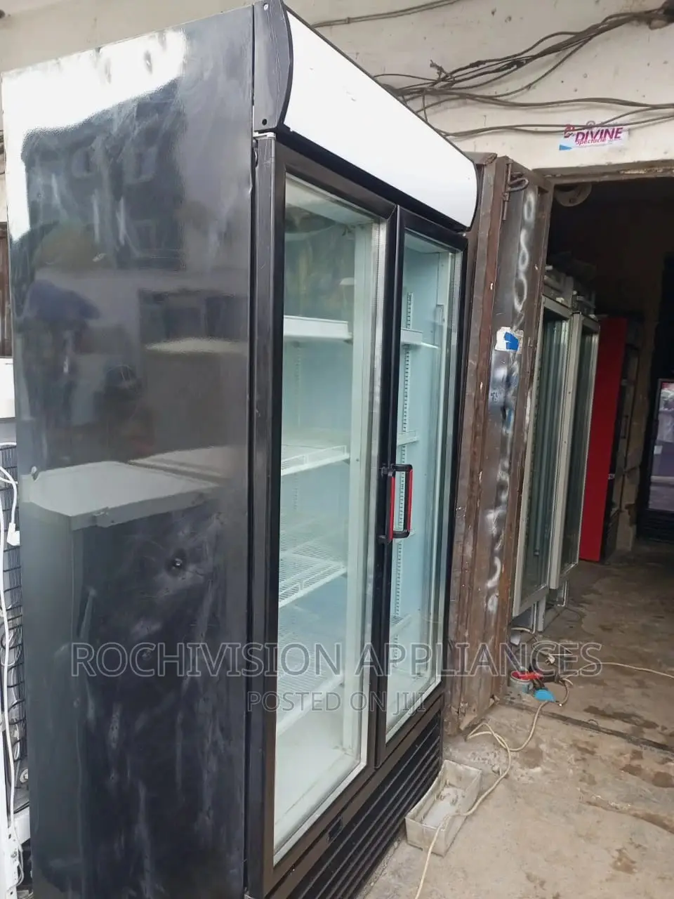 Double Door Chiller Beverage Showcase Beverages Chiller Cool