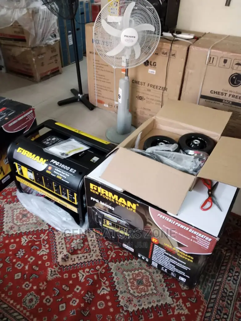 Firman Fpg3800e2 Generator 5.5kva With Two Tyres