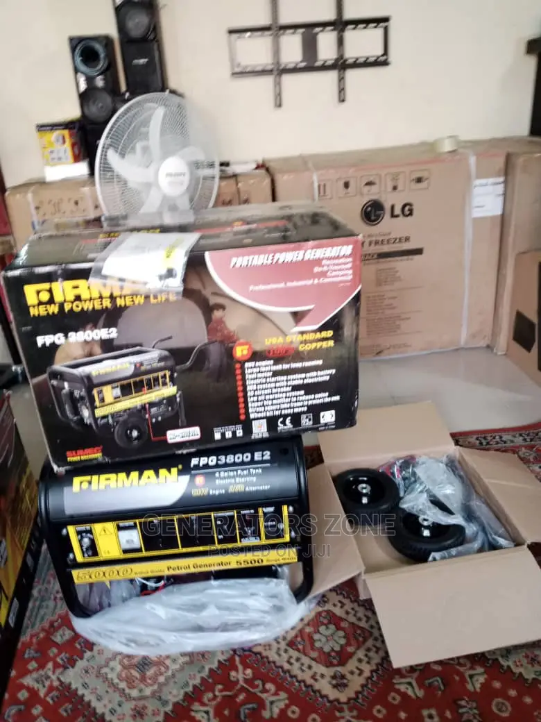 Firman Petrol Generator 5.5kva Model Fpg3800e2- Key Starter