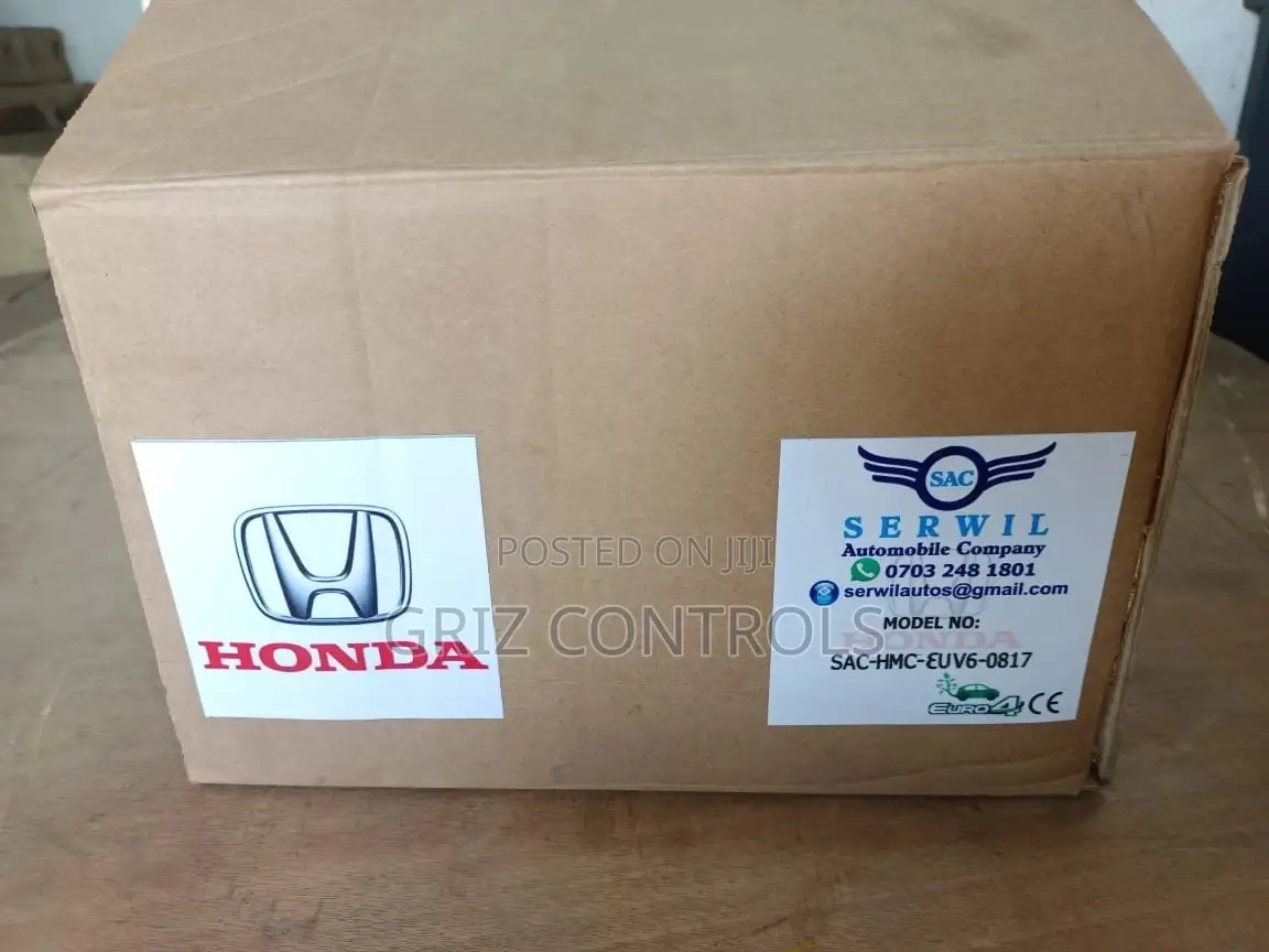 Original Honda V6 Engine Underneath Catalytic Converter