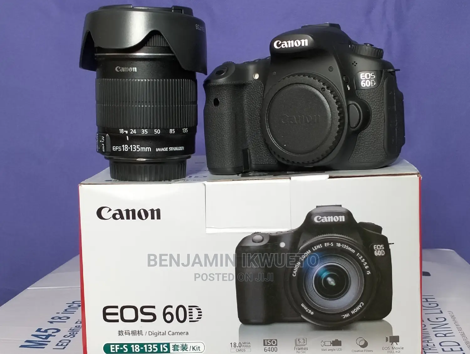 Canon 60d With 18-135mm Lens