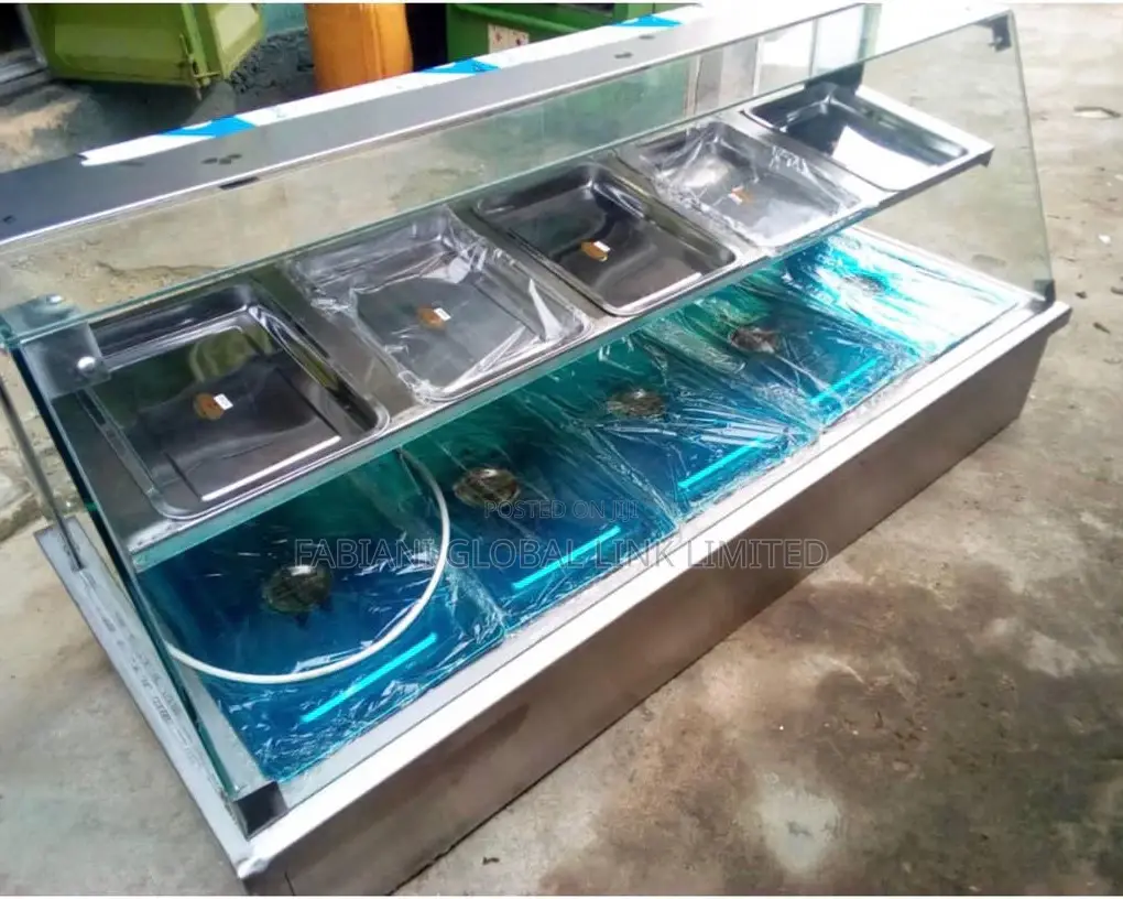 Industrial 10-Plate Food Warmer