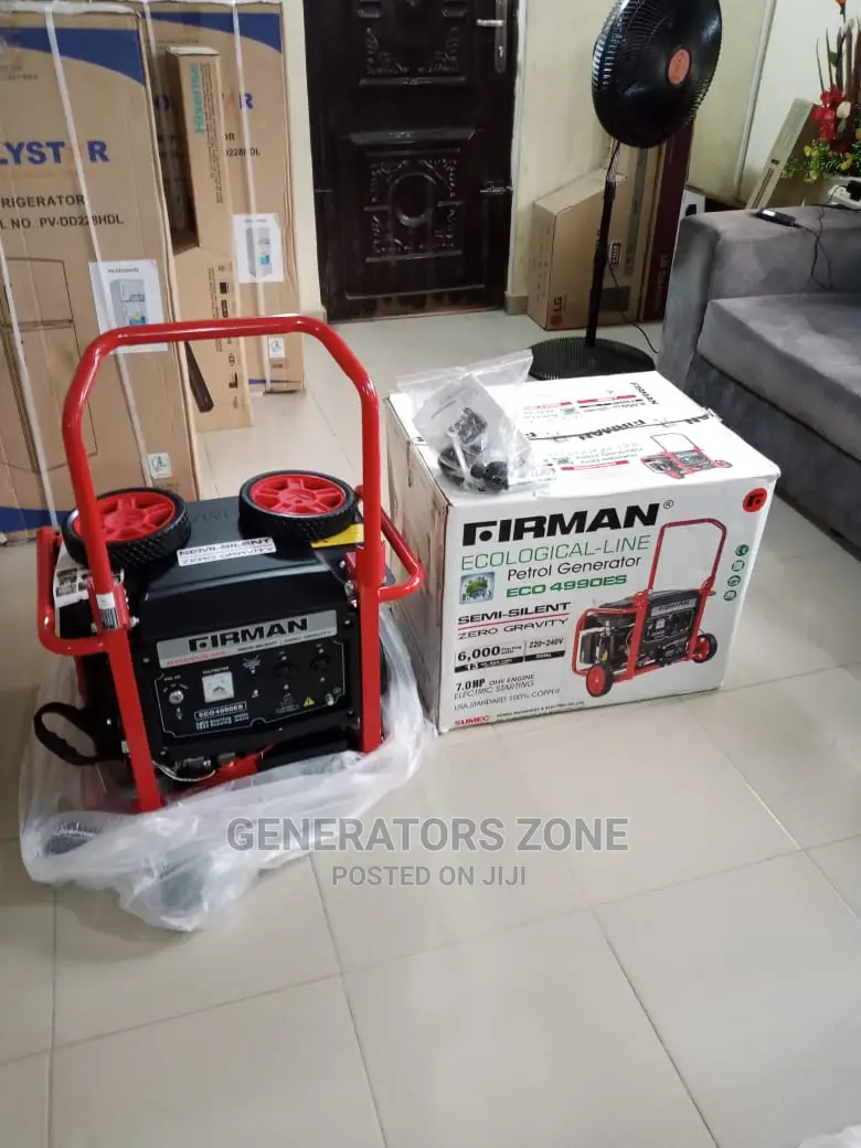 Firman 6.5kva Key Start Generator Eco4990es
