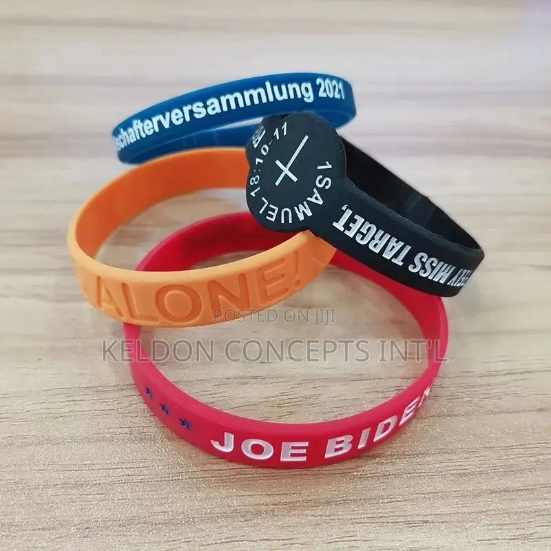 Customized Silicone Wristband Moq:1000pcs