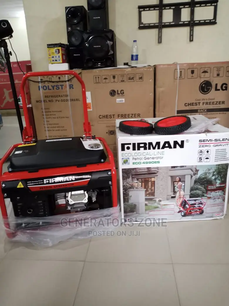 Firman Semi Silent Automatic Generator Eco4990es-6.5kva
