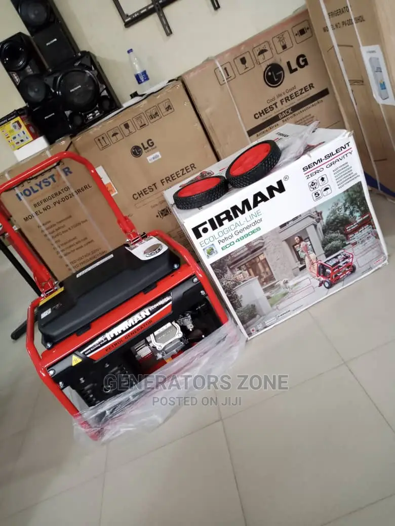 Firman Generator With 100% Copper Eco4990es 6.5kva Automatic