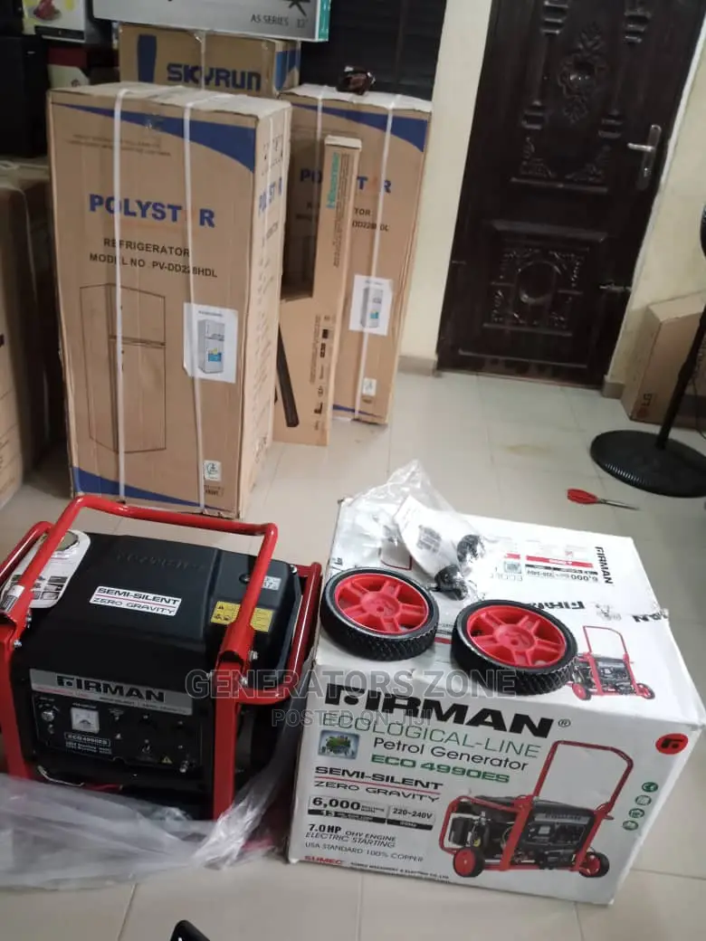 Firman Generator With 100% Copper Eco4990es 6.5kva Automatic