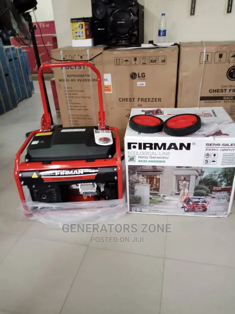 Fuel Efficient Firman Semi Silent Automatic Generator Eco4990es-6.5kva