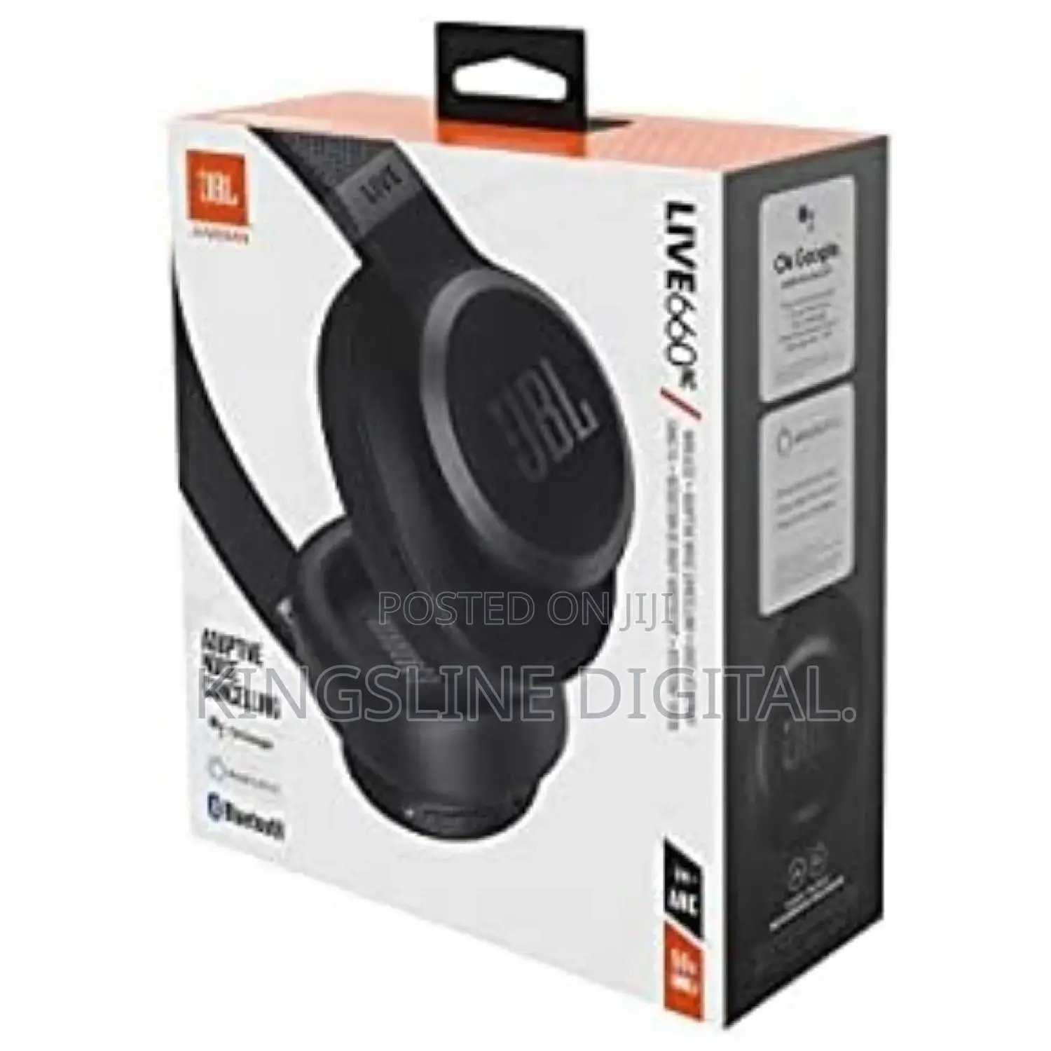 JBL Live 660NC Wireless Noise Cancelling Over-Ear Headphone.