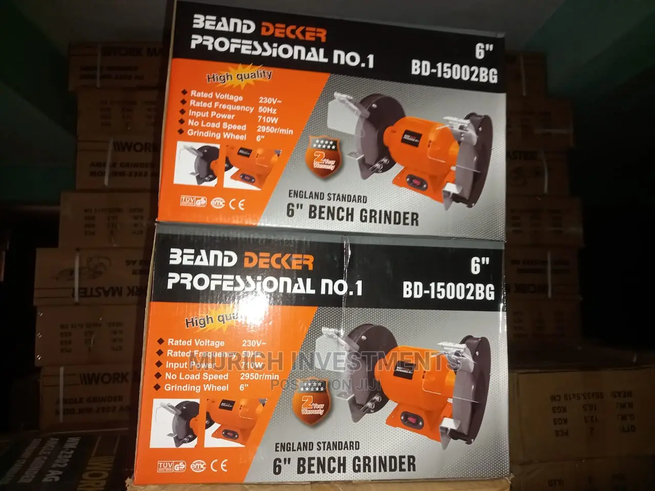 Beand Decker Professional Bench Grinder 8"