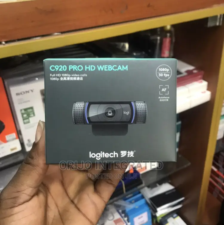 Logitech C920 HD Pro Webcam (Black)