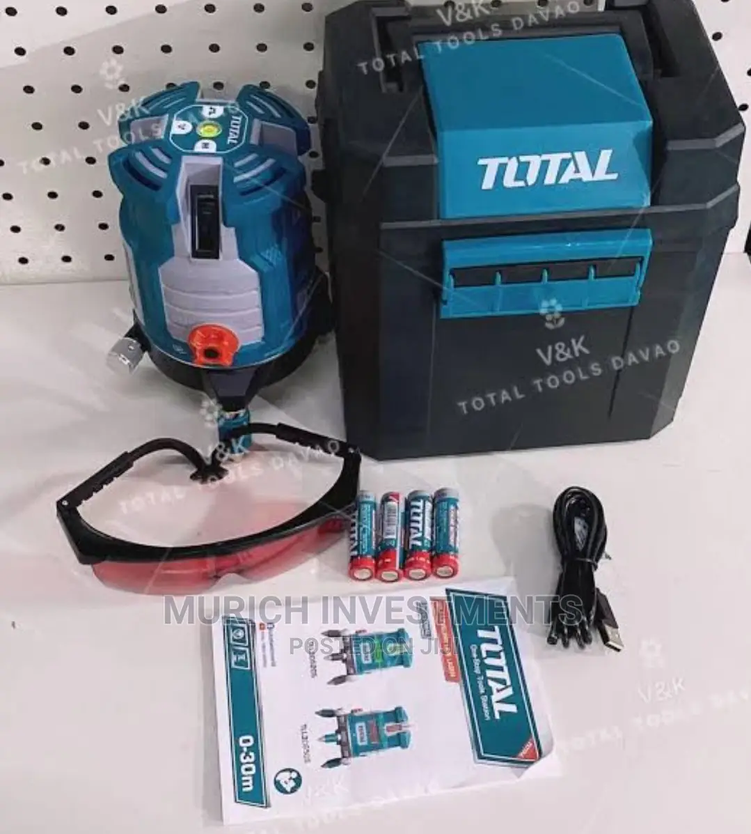 Total Self-Leveling Line Laser Red Laser Beams Set Withstand