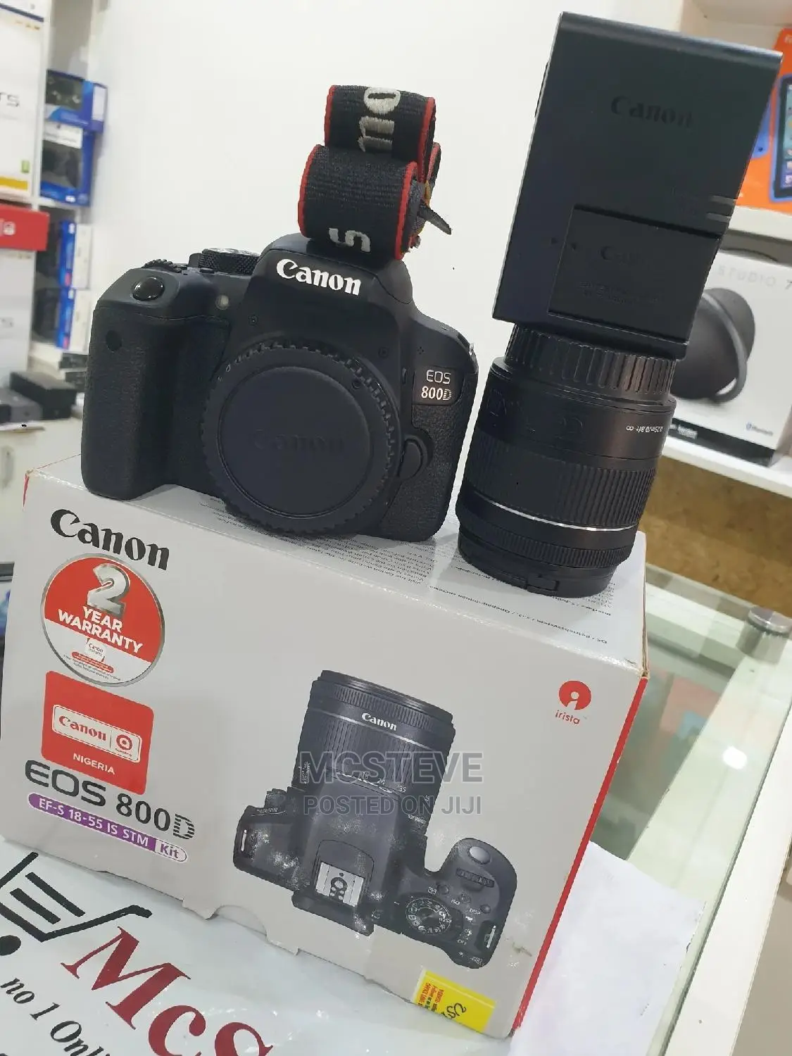 Canon EOS 800D DSLR Camera With 18 - 55MM Kit Lens