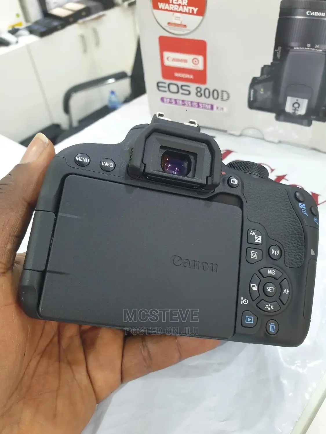 Canon EOS 800D DSLR Camera With 18 - 55MM Kit Lens