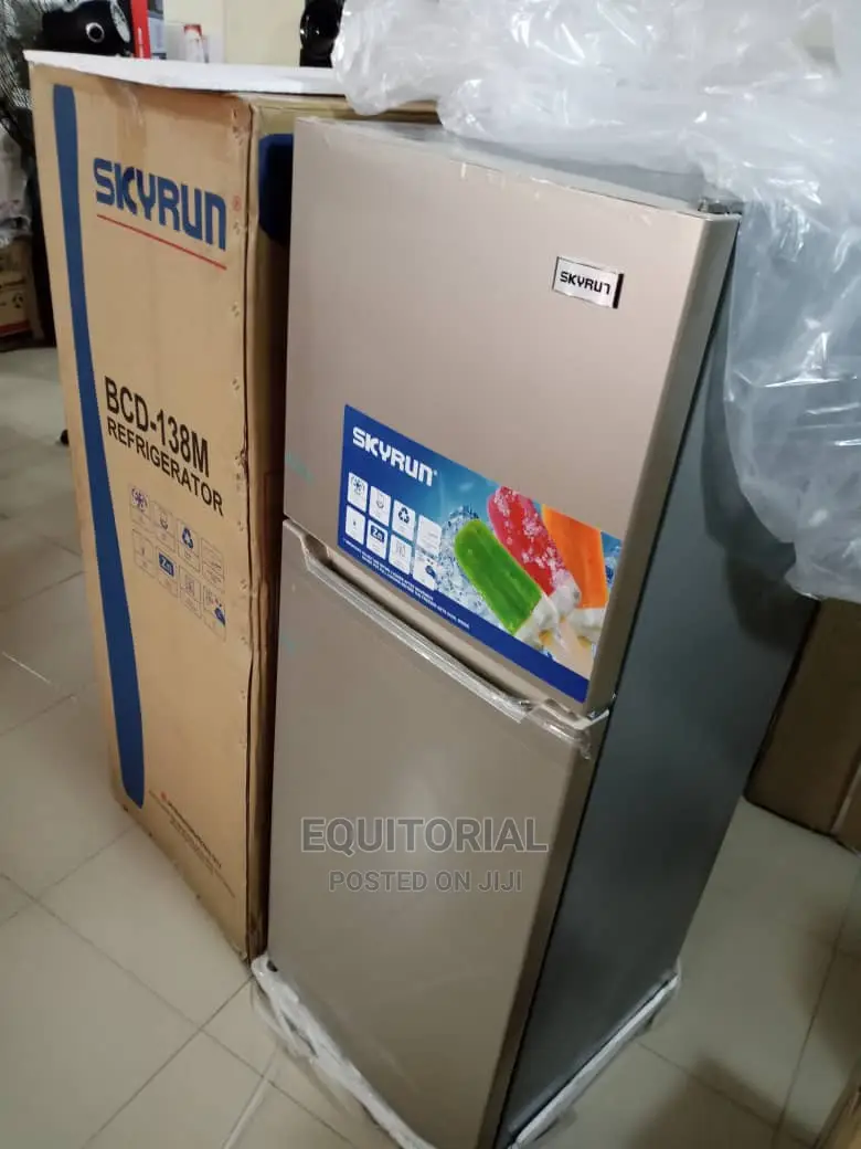 Skyrun BCD-138m Refrigerator Silver Color