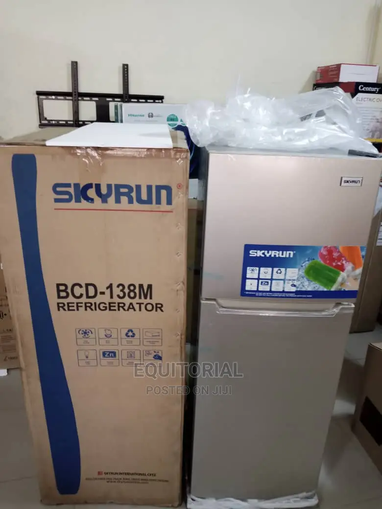 Double Door Refrigerator Skyrun BCD-138m - Silver 138ltrs