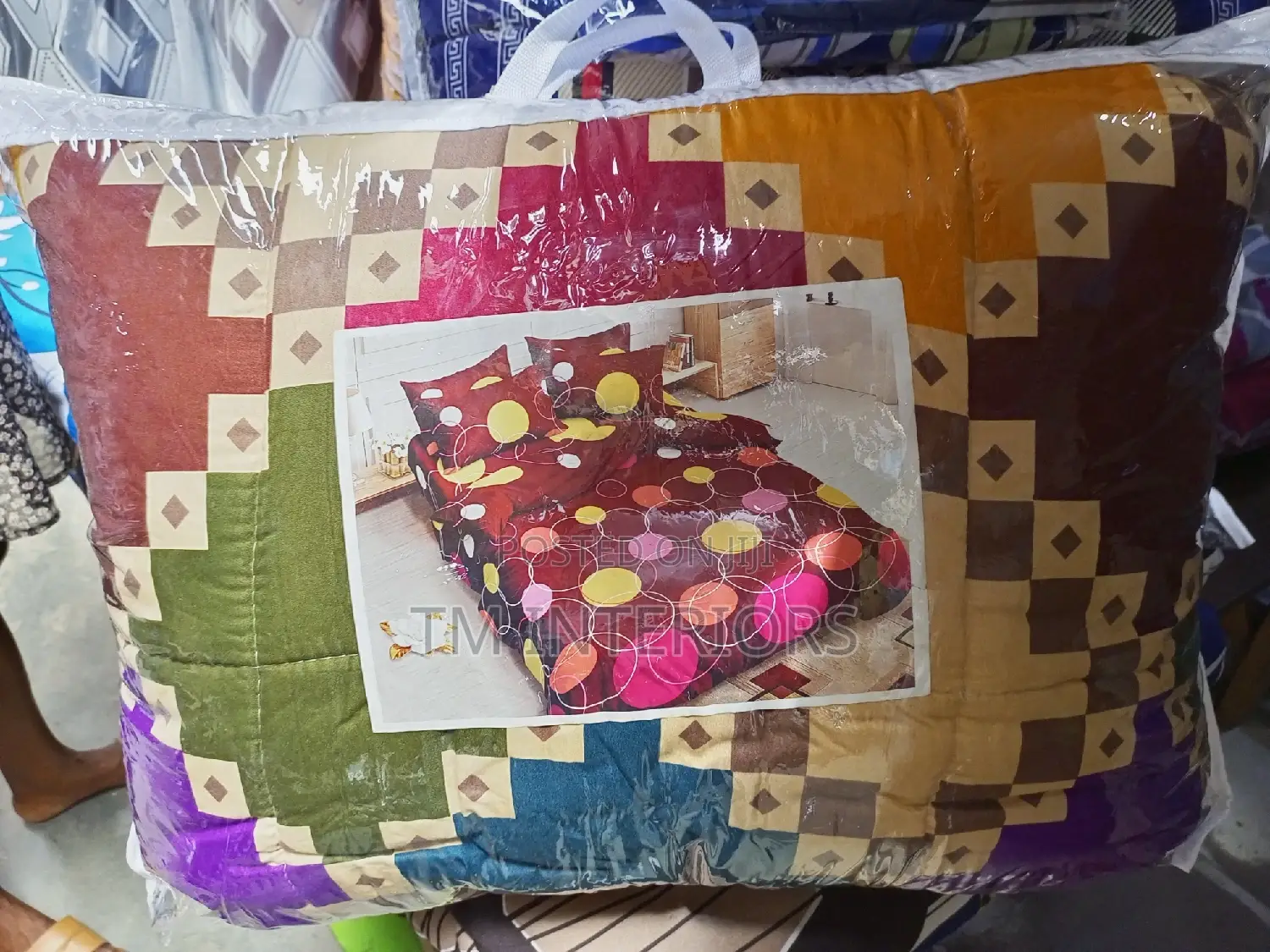 Tm Interiors Quality Double Sheet Fibre Beddings Set