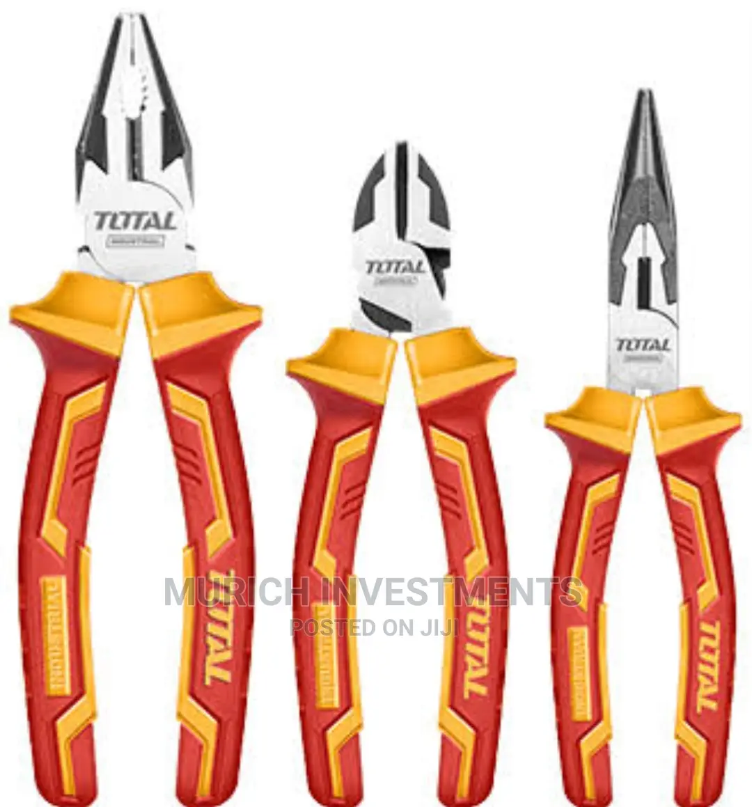 Total 3pcs Insulated Pliers Set (Tht2k0302)
