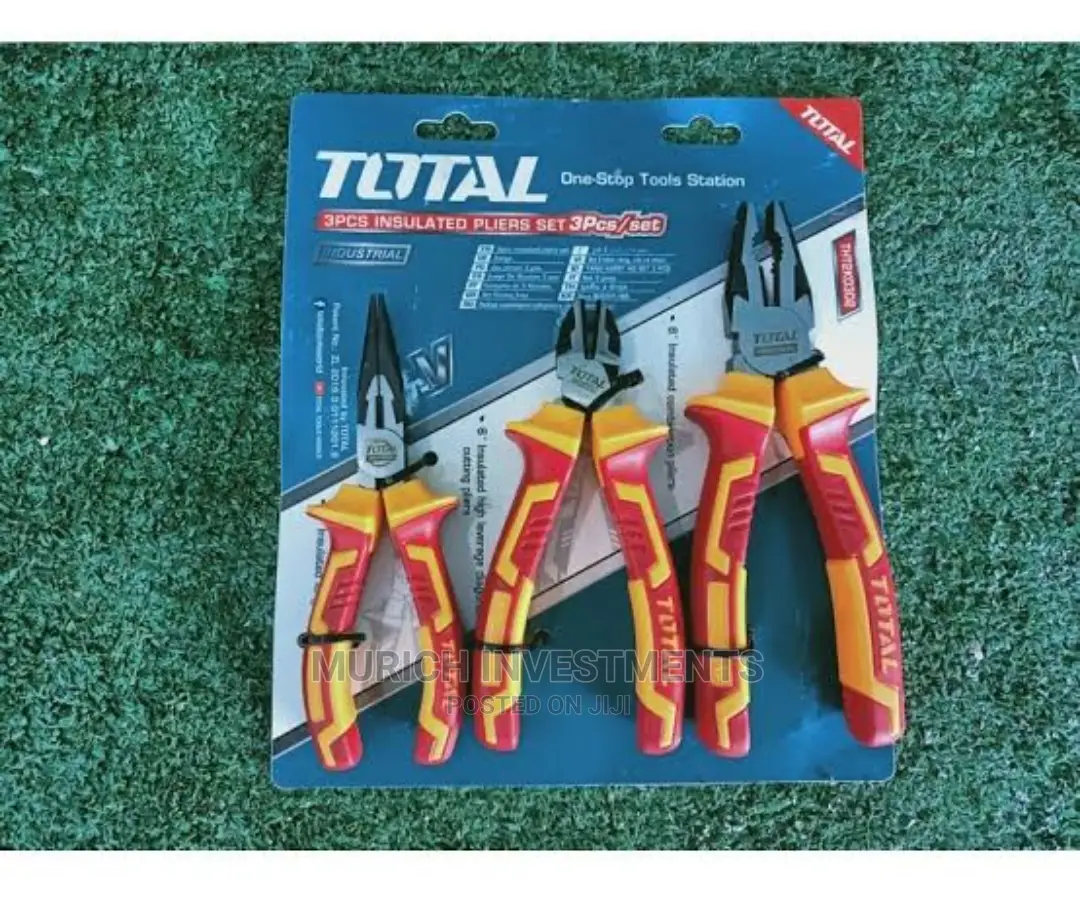 Total 3pcs Insulated Pliers Set (Tht2k0302)