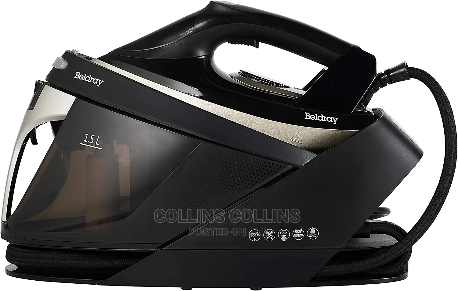 Beldray Bel01035 Platinum Edition Steam Station Iron,