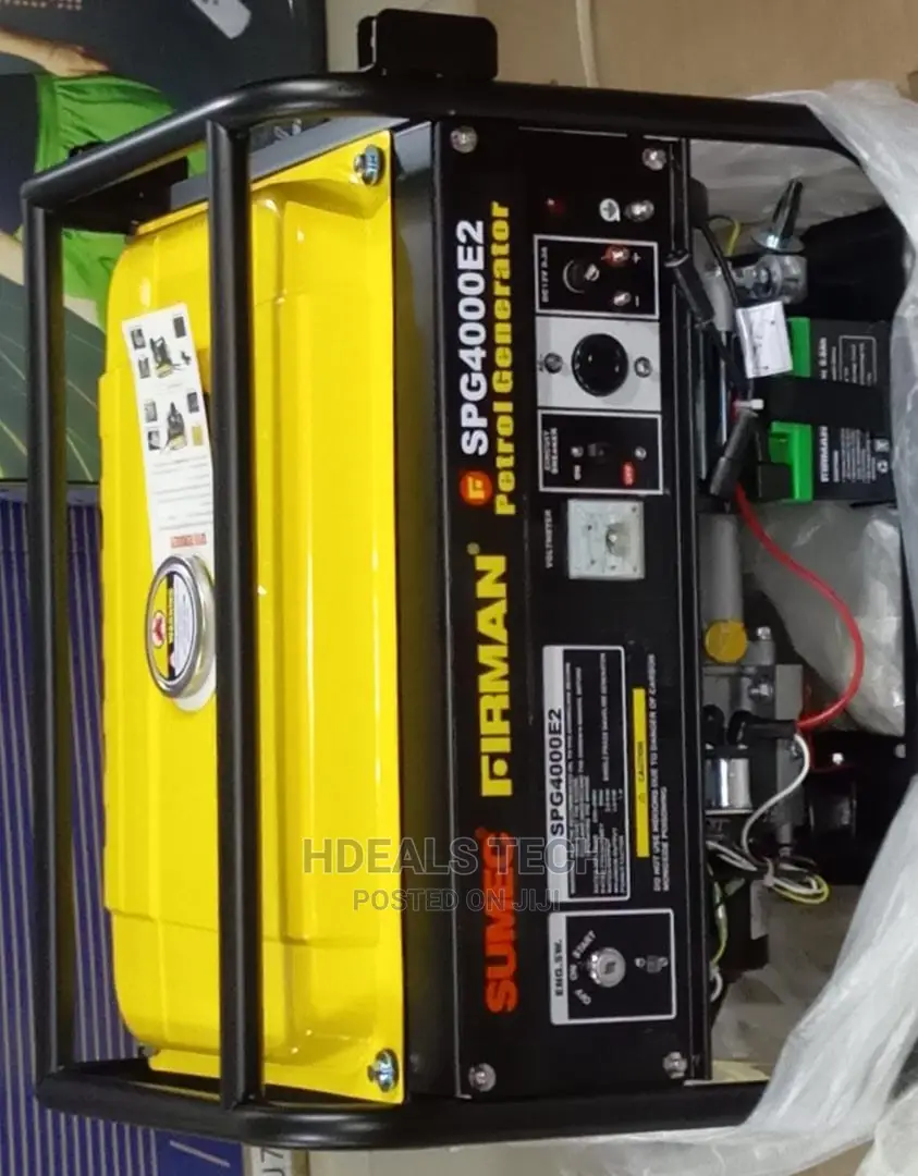 Brand New Sumec Firman Spg4000e2 Key Start Generator 6.5kva