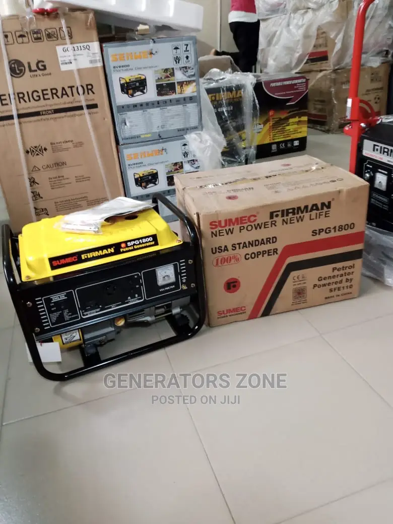 Long Lasting Sumec Firman Manual Generator Spg1800 1.8kva-Manual Start