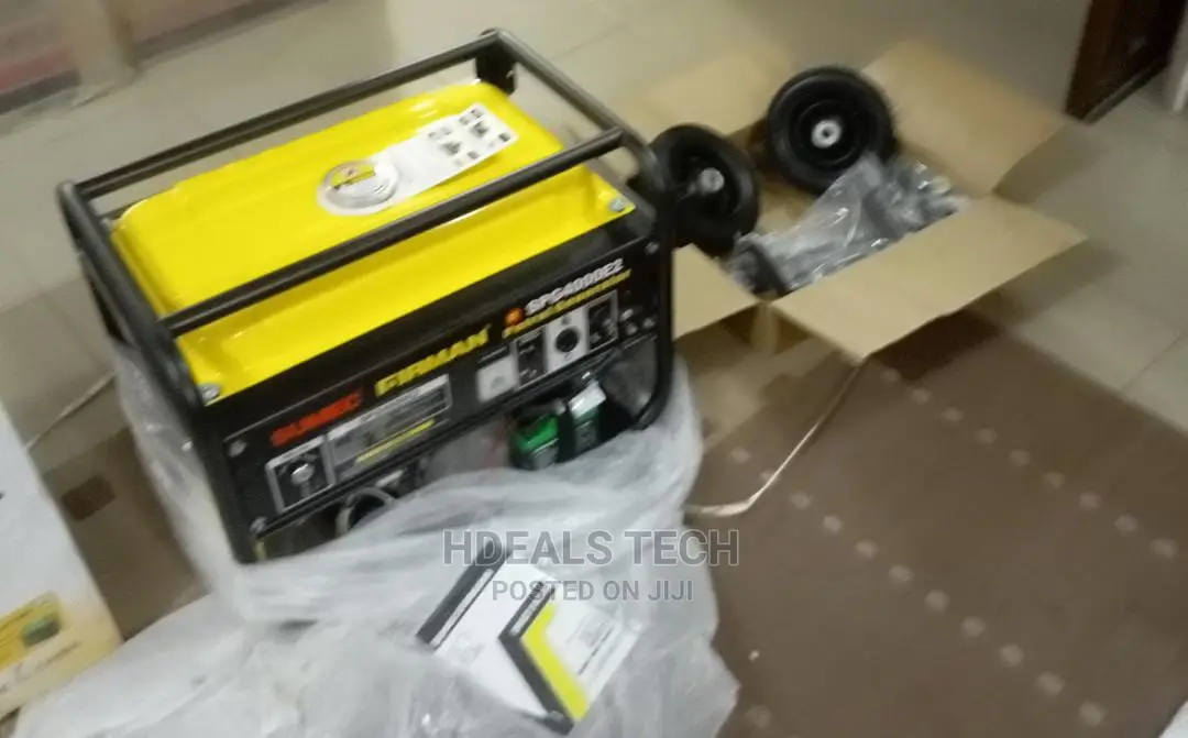 New Sumec Firman Spg4000e2 Automatic Generator 6.5kva+Tyres