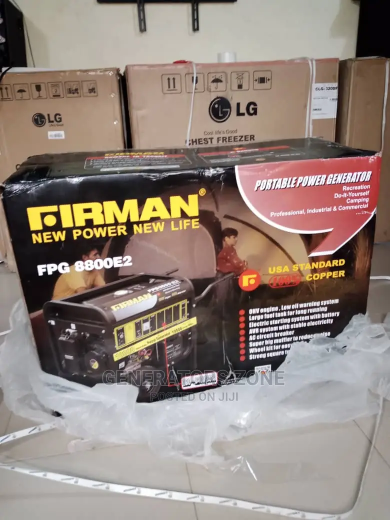 Automatic Firman Petrol Generator Fpg8800e2 10.5kva