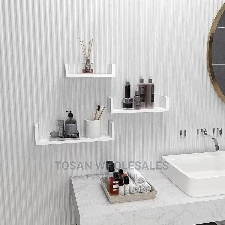 Big U Shape Floating Shelves