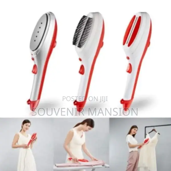 Portable Handheld Steaming Iron With Brush