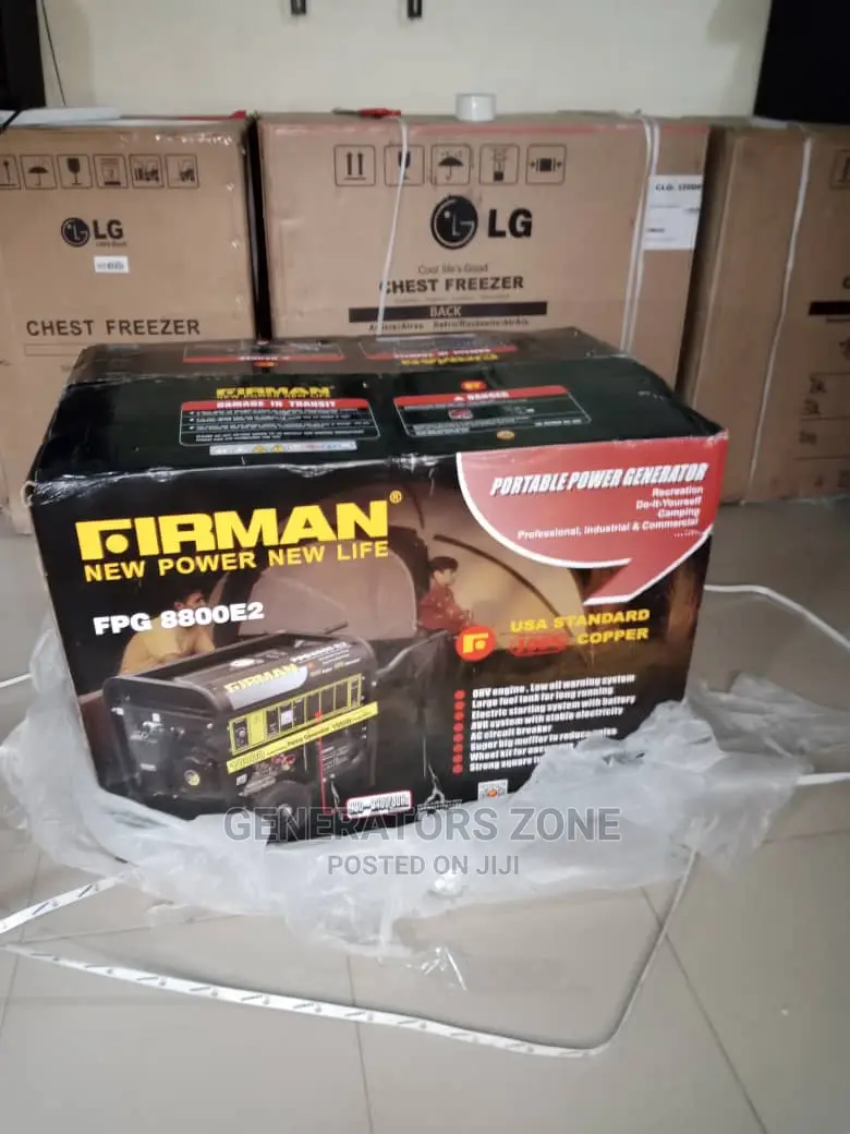 100%Copper Firman Generator Fpg8800e2 10.5kva- AUTOMATIC