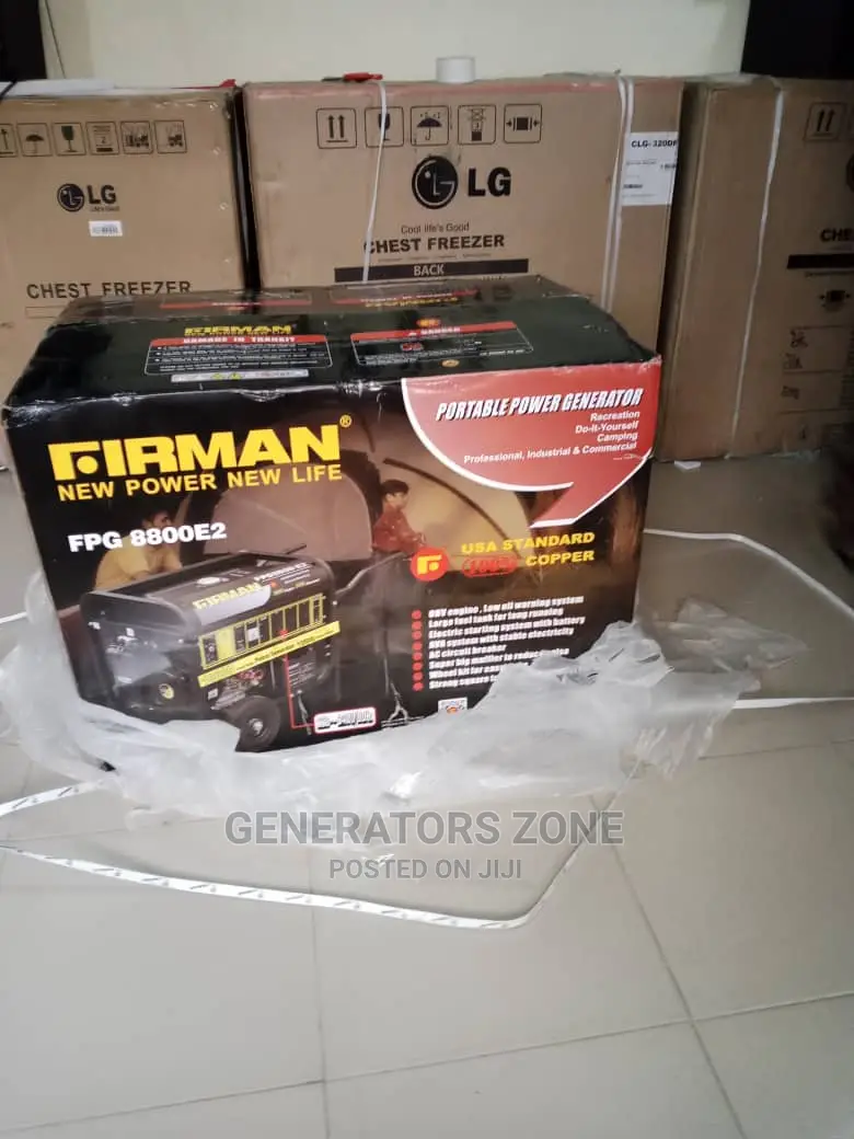 Firman Automatic Generator PLUS Tyre Fpg8800e2 6.5kva