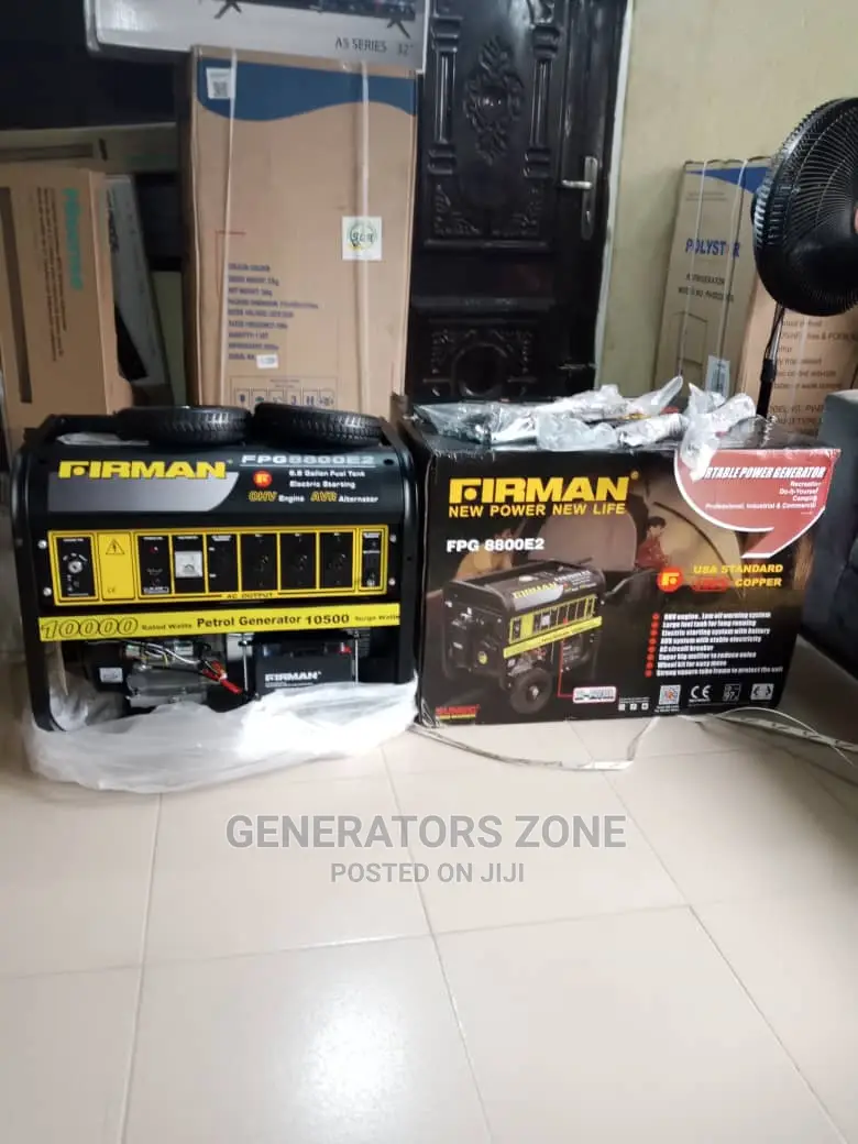 Firman (Fpg8800e2) Automatic Generator 10.5kva With Tyres