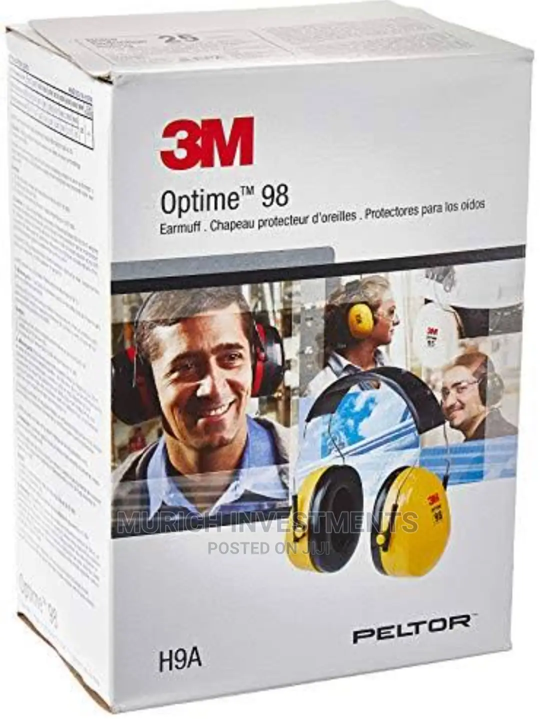 3m Peltor Optime 98 H9a 25db Noise Suppressor Earmuff