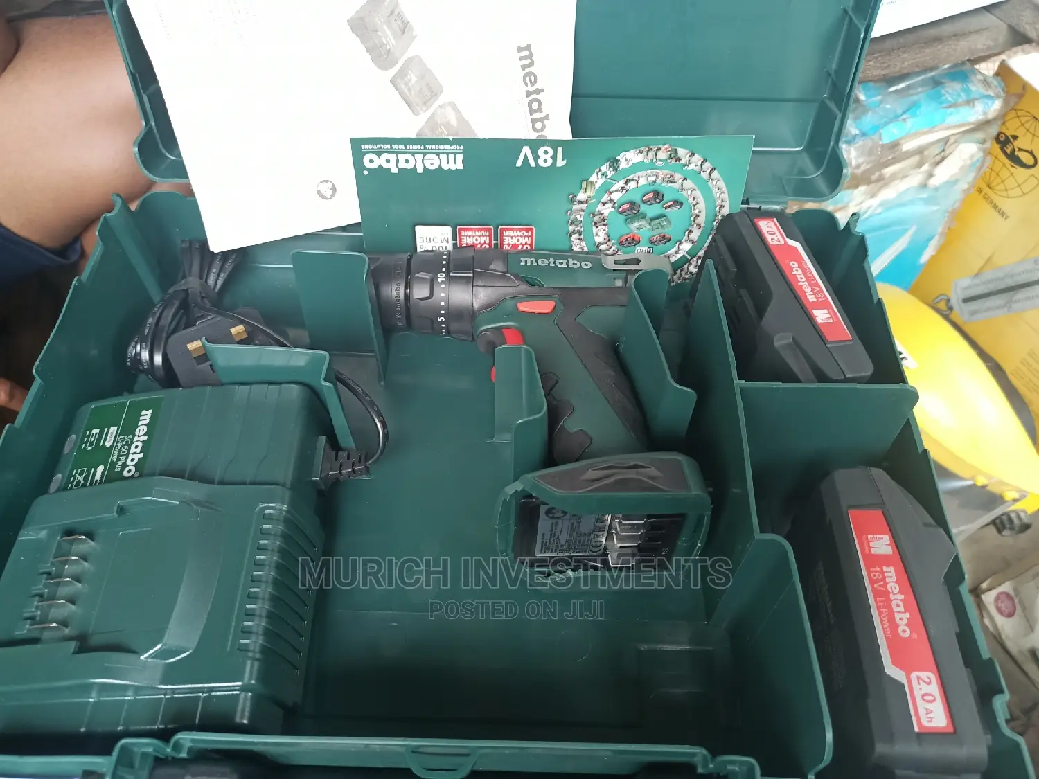 Metabo 18V Cordless Hammer Drill 18V 2x2ah Li-Power