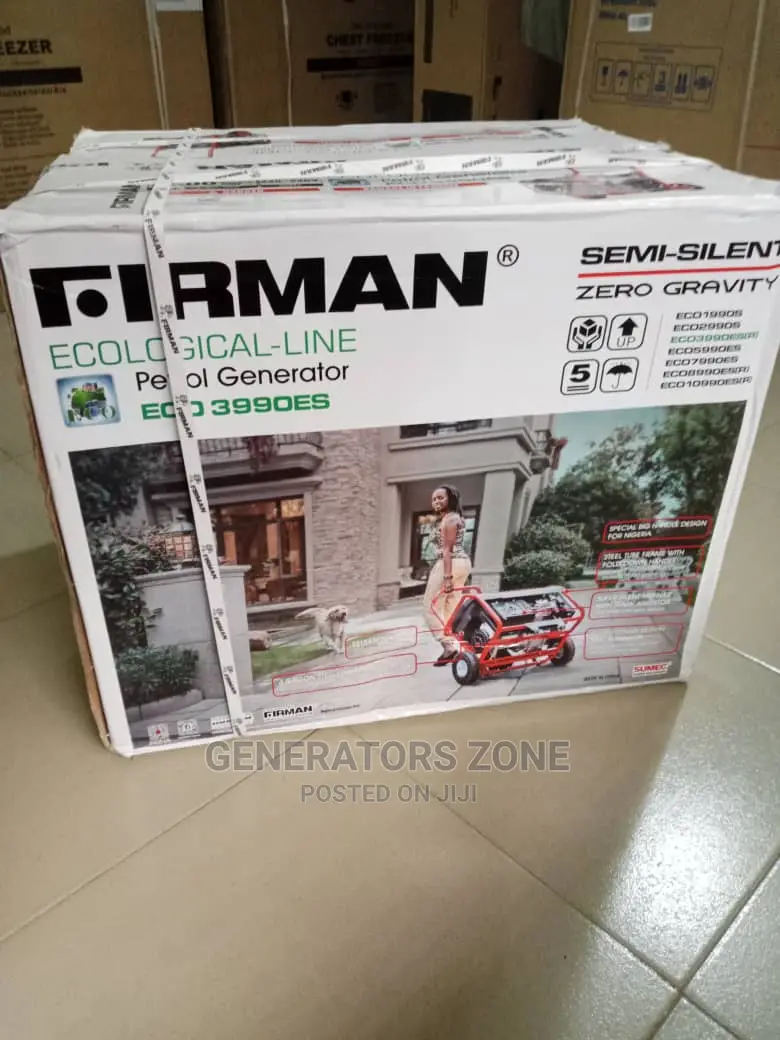Firman Ecological Key Start Generator- 5.5kva Eco3990es