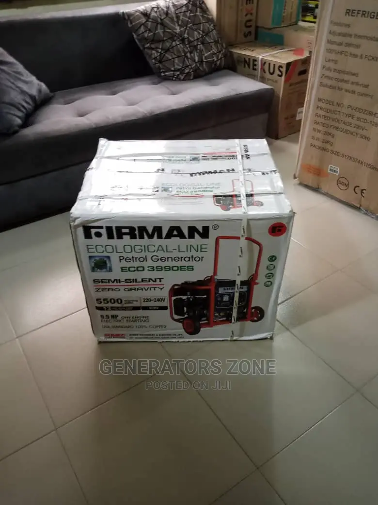 Firman Ecological Key Start Generator Rated 5.5kva Eco3990es