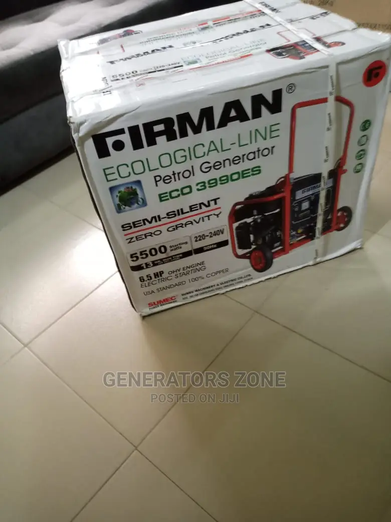 Key Start Firman Ecological-Line Generator 5.5kva- ECO3990ES