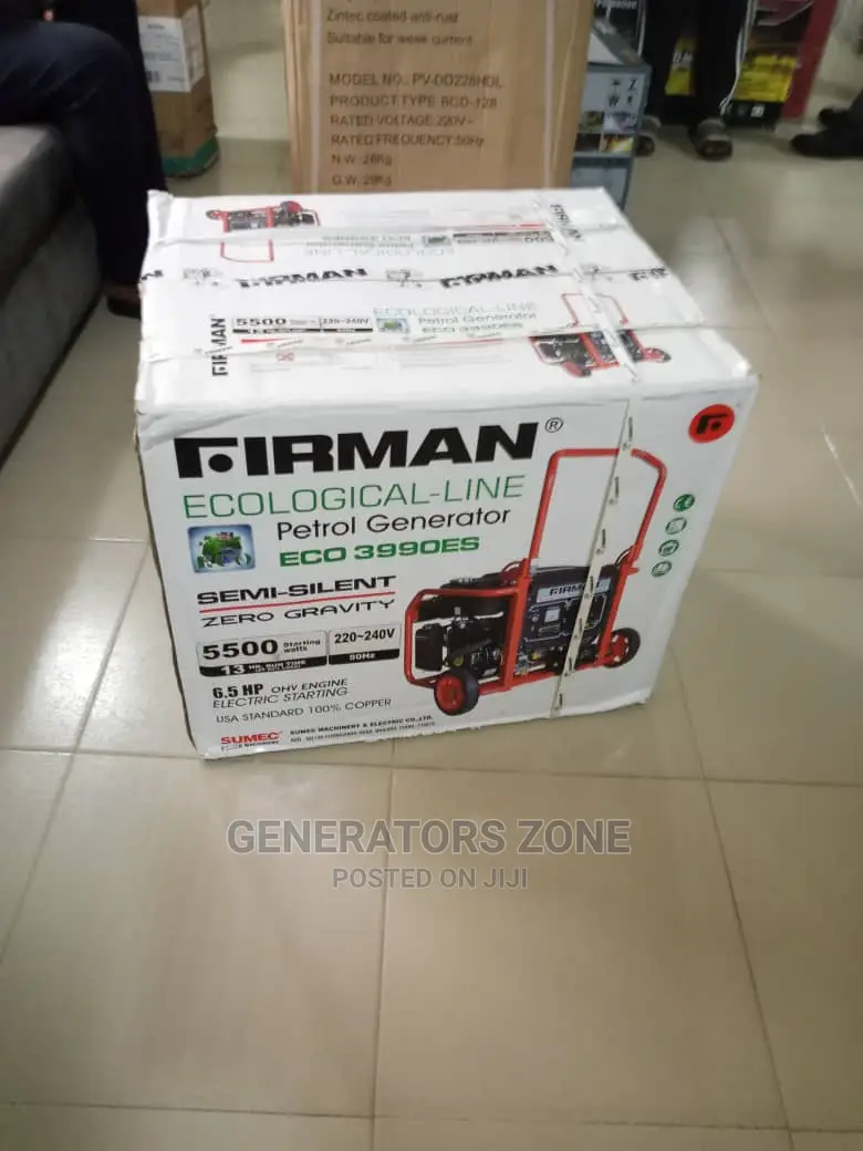 Firman Eco3990es Automatic Ecological-Line Generator 5.5kva