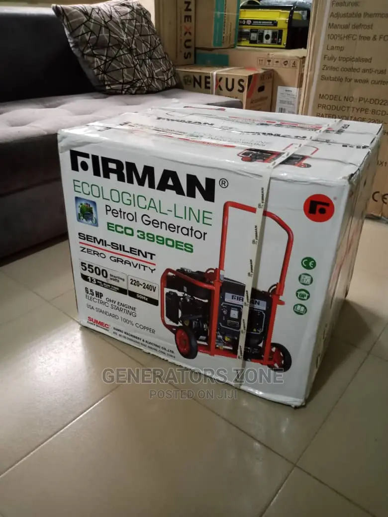 Eco3990es Firman Ecological Generator - Key Start 5.5kva