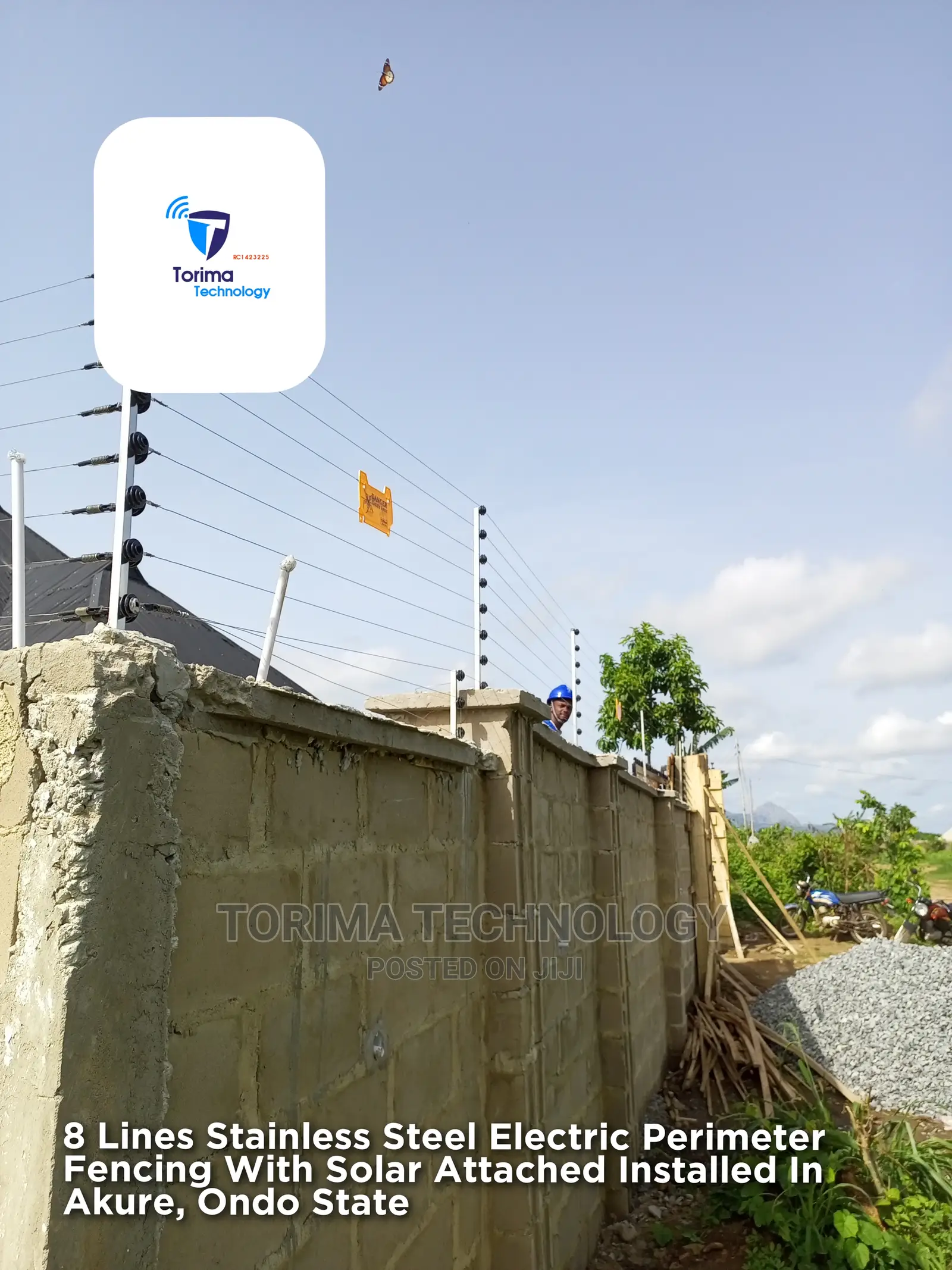 Perimeter Electric Fencing With Installed Solar