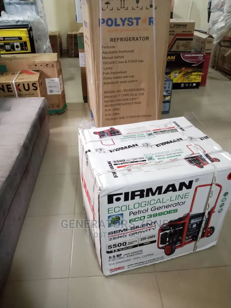 Eco3990es Firman Automatic Generator 5.5kva - Low Noise