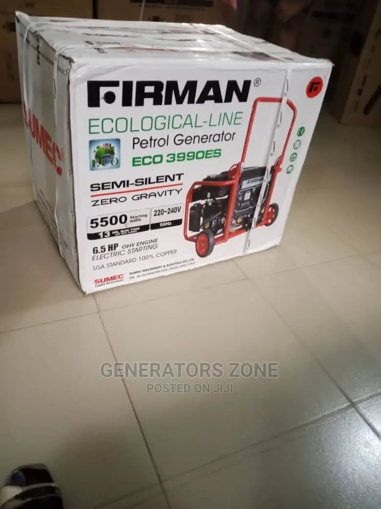 Eco3990es Firman Automatic Generator 5.5kva Low Sound Tech