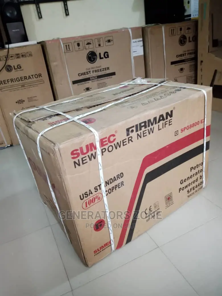 Sumec Firman 8.5KVA Key Start Generator - SPG8800E2
