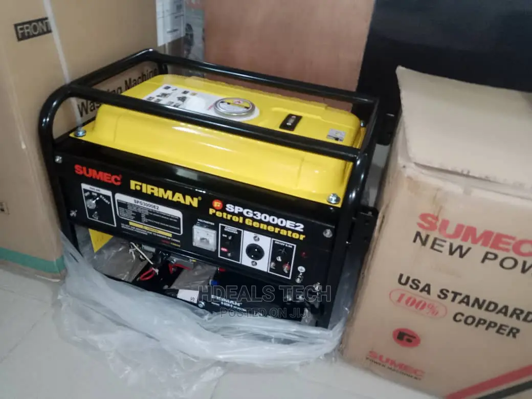 100%Copper Sumec Firman Spg3000e2 4.5kva Generator