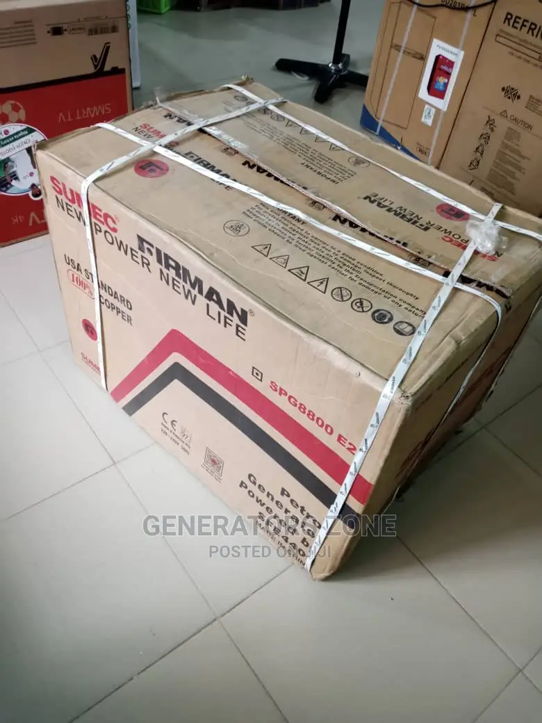 100%Copper Sumec Firman Automatic Generator-8.5kva Spg8800e2