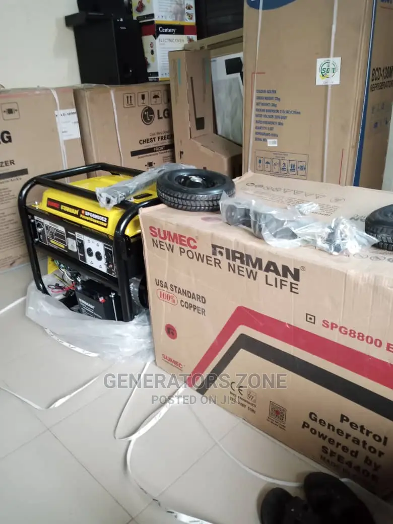 100%Copper Sumec Firman Automatic Generator 8.5kva-Spg8800e2