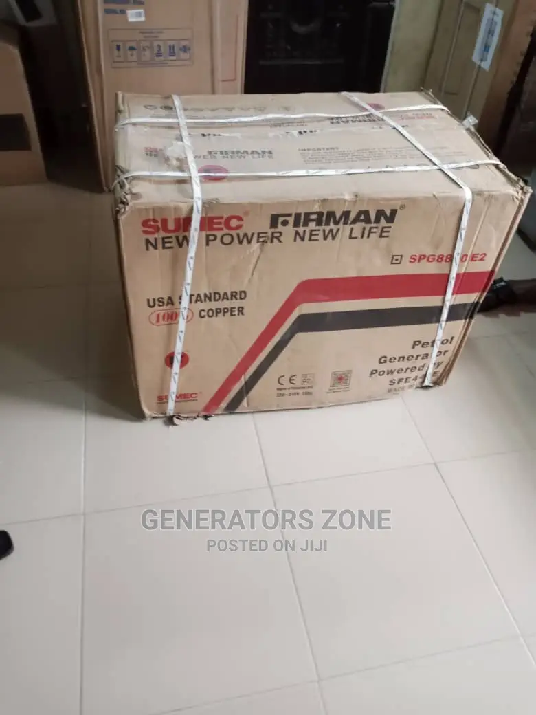Sumec Firman 8.5kva Generator - Automatic Start Spg8800e2