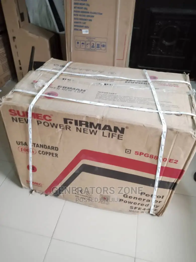 Brand New Automatic Sumec Firman Generator -Spg8800es,8.5kva